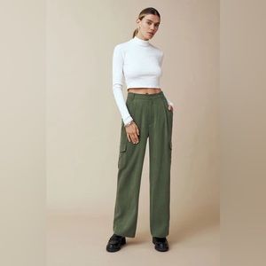 Reformation Jackson Cargo Pant Fern Green